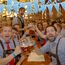 30M Bayrische Deko Oktoberfest Party Girlande Oktoberfest Wimpel Bayern Deko Wimpelkette Blau und Weiß Wetterfest Banner Schulanfang Einschulung Deko