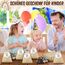 Otuuz 12 Set Glückssteine für Kinder Mutsteine Glücksbringer Edelsteine Kindergeburtstag Gastgeschenk Magische Steine für Party Mitgebsel Einschulung Taufe Kommunion(Regenbogen)