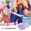 Elektheim 12 Stück Meerjungfrau EINLADUNGSKARTEN， Kinder Kreative Kunsthandwerk EINLADUNGSKARTEN für Mädchen Jungen Kinder zum GEBURTSTAG Einschulung und KINDERPARTY