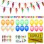 Einschulung Schuleinführung Schulanfang Deko Set, Girlande Alles Gute Zum Schulanfang + Zuckertüten Banner + 18 Luftballon mit ABC 123 Schultüte Motiv + Konfetti + Folienballon für Jungen Mädchen