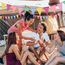 Alintor Wimpelkette Outdoor, 5 Pack Girlande Geburtstag, Einschulung Deko, Wimpelkette Outdoor Wetterfest, für Deko Gartenparty, Regenbogen Deko, Luftschlangen (Kein Stoffbeutel enthalten)