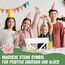 Otuuz 12 Sets Glückssteine Kinder Mitgebsel mit Jutebeutel Glücksschwein, Glücksbringer Steine Kinder Kindergeburtstag Mitgebsel Set, Natursteine bunt für Silvester Geschenk, Adventskalender Füllung