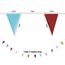 Wimpelkette Outdoor Pastell 4 Stück– GREATRIL 16M Metallic Girlande Kinderzimmer Kunststoffe Wetterfest Wimpel für Garten Klassentreffen Abschluss Garten Geburtstag Ostern Schulkind Party Deko