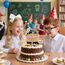 Tortendeko Einschulung, Kuchen Deko Einschulung Holz Endlich Schulkind Tortendeko Cake Topper Schulkind Kuchen Deko Torten Topper ABC 123 Kuchendeko Schulanfang für Mädchen Junge Schuleinführung Party