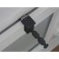 dekohaken24.de 4x Fensterhaken/Dekohaken mit Distanzhalter - ideal für Fenster- oder Weihnachstdekoration, Klemmbereich 10-27 mm (anthrazit, M)