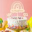 Tortendeko Einschulung, Holz Schulkind Tortendeko, Kuchen Deko Einschulung, Cake Topper Schulkind Kuchen Deko Torten Topper ABC 123 Kuchendeko Schulanfang für Mädchen Junge Schuleinführung Party