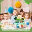 Dino Tortendeko 4 Jahre Junge Kinder, Kuchendeko Dinosaurier mit Geburtstagskerze 4, Happy Birthday Dinosaurier 4 Jahre