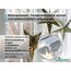 dekohaken24.de 4x Fensterhaken/Dekohaken mit Distanzhalter - ideal für Fenster- oder Weihnachstdekoration, Klemmbereich 10-27 mm (weiß, M)