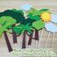 Dino Tortendeko 4 Jahre Junge Kinder, Kuchendeko Dinosaurier mit Geburtstagskerze 4, Happy Birthday Dinosaurier 4 Jahre