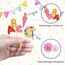 25 Stück Schulanfang Tortendeko, Tortendeko Einschulung, Einschulung Deko Kuchen Papierfächer für Junge und Mädchen Schulanfang Party Dekoration (Rosa)