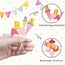 20 Stück Schulanfang Tortendeko, Tortendeko Einschulung, Schuleinführung deko Cupcake Topper für Schulkind, Junge und Mädchen Schulanfang Party Dekoration (Rosa Regenbogen)
