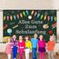 Einschulung Deko Banner 2025, Alles Gute Zum Schulanfang Banner, Einschulung Mädchen Deko für Schulanfang Junge Mädchen 180 * 110cm Grün