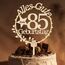 Giftota Cake Topper 85. Geburtstag Holz mit LED Lichterkette - 85. Geburtstag Deko Frauen Männer - Tortendeko 85. Geburtstagsdeko - Kuchen Deko für 85 Jahre