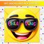 12x Smiley EINLADUNGSKARTEN KINDERGEBURTSTAG Junge Mädchen + 12x Umschläge - die Emoji PARTY Karten sind die lustige Smiley EINLADUNG für Jungen Kinder GEBURTSTAG Schulanfang Kinderparty witzig