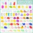 BONNYCO Mochi Squishy Set Mitgebsel Kindergeburtstag Gastgeschenke, 160 Stück Kleine Geschenke für Kinder. Mitbringsel Kindergeburtstag Gastgeschenk, Pinata Füllung. Give Aways, Einschulung Set