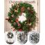 8 Stück 30cm Metallringe zum Basteln, Metallring Schwarz, Dekoring zum Aufhängen, Drahtringe zum Basteln für Wickeltechnik Traumfänger Floristik Hochzeitskranz Weihnachtsdekoration