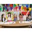 Wimpelkette Outdoor Bunt 4 Stück - 40M Große Wimpel Geburtstag Girlande Kunststoffe Wetterfest Party Deko für Garten Schulanfang Schulkind Kinder Kinderzimmer Fasching Karneval Party