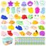 BONNYCO Mochi Squishy Set Mitgebsel Kindergeburtstag Gastgeschenke, 40 Stück Kleine Geschenke für Kinder. Mitbringsel Kindergeburtstag Gastgeschenk, Pinata Füllung. Give Aways, Einschulung Set