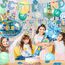 iZoeL SCHULKIND 2026 Deko Einschulung Junge, SCHULKIND Girlande + 2026 Zuckertüten Girlande + Zuckertüte SCHULKIND Folienballon + 15 Luftballon + 16 Konfetti Schulanfang Schuleinführung Deko