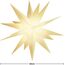 SALCAR 60cm Weihnachtsstern Beleuchtet Außen, 3D XXL Leuchtstern Fenster Innen zum Aufhängen, Adventsstern Fenster Weihnachtsdekoration Outdoor, Warmweiß