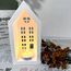 3D Silikonformen Gießformen Häuser, DIY Gießform für kleine Häuser, LeuchterSilikonformen, Silikon Gießform Weihnachten für Weihnachtsdekoration, Geeignet für die DIY-Heimdekoration Kunsthandwerk
