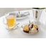 EDZARD Keksschale Hase Louis (Duchmesser 15 cm, Höhe 9 cm), Aluminium vernickelt, Osterdeko, Ostern