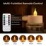 cimetech 24 LED Teelichter mit Timer Fernbedienung Flammenlose Elektrische Flackernde Batteriebetriebene Kerzen für Zuhause, Zimmer, Tisch, Halloween, Weihnachtsdekoration
