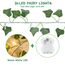 Gcstnn LED Lichterkette Efeu Künstlich, 2M 20LED Grüne Efeu-Lichterkette Girlande, IP65 Wasserdicht Batteriebetrieben mit Timing-Funktion, für Hängend Pflanzen, Zimmer, Wand, Weihnachtsdekoration.