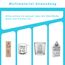 FloraVigo Rub On Sticker ca.A5 19x14cm-Spruch Deko zum Geburtstag, Keraflott, Hochzeit, Zuhause, Wischfolie für Möbel, Glas, Holz, Fotoalbum, DIY Deko, Aufkleberästhetik(4PCS) (Home)