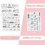 FloraVigo Rub On Sticker ca.A5 19x14cm-Spruch Deko zum Geburtstag, Keraflott, Hochzeit, Zuhause, Wischfolie für Möbel, Glas, Holz, Fotoalbum, DIY Deko, Aufkleberästhetik(4PCS) (BESTE MAMA)