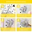 FloraVigo Rub On Sticker ca.A5 19x14cm-Spruch Deko zum Geburtstag, Keraflott, Hochzeit, Zuhause, Wischfolie für Möbel, Glas, Holz, Fotoalbum, DIY Deko, Aufkleberästhetik(4PCS) (Herzensmensch)