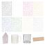 FloraVigo Rub On Sticker ca.A5 19x14cm-Spruch Deko zum Geburtstag, Keraflott, Hochzeit, Zuhause, Wischfolie für Möbel, Glas, Holz, Fotoalbum, DIY Deko, Aufkleberästhetik(4PCS) (DOTS-Punkte)