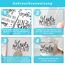 FloraVigo Rub On Sticker ca.A5 19x14cm-Spruch Deko zum Geburtstag, Keraflott, Hochzeit, Zuhause, Wischfolie für Möbel, Glas, Holz, Fotoalbum, DIY Deko, Aufkleberästhetik(4PCS) (Lucky Moment)