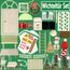 Qanmua 51 Stück Wichteltür Set, Weihnachten Elfentür, Wichtel Zubehör Im Dunkeln Leuchten, Backset, Baustelle, Adventskalender, Miniatur Wichtel Zubehör, Weihnachtsdekoration, DIY Geschenk für Kinder