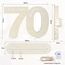 Seutgjie Deko 70 Geburtstag Frau Mann, Geldgeschenke Geburtstag 70 Originelle Holz Schild Gästebuch mit LED Lichterkette für Männer Frauen Jubiläum Tischdeko 1955-2025