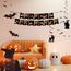 AMLOOPH Halloween Deko Innen Set - Gruselige Party Dekoration Mit Wiederverwendbarer Girlande, Banner, Luftballons, Fledermaus, Geist, Kürbis für Türdeko