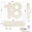 Seutgjie Originelle Geschenk 18. Geburtstag Junge Mädchen 2008-2026, Geldgeschenke Geburtstag 18 mit LED Lichterkette Geschenkpapier, Holz 18 Geburtstag Deko Tischdeko Schild Gästebuch