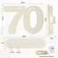 Seutgjie Originelle Geschenk 70. Geburtstag Frau Mann 1956-2026, 70 Geburtstag Deko Holz Schild Gästebuch, Geldgeschenke Geburtstag 70 Jahre mit LED Lichterkette Geschenkpapier