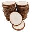 Unlackierte Holzscheiben mit Baumrinde 30 Stück 6cm-7cm Scheibenuntersetzer Holzuntersetzer Bastelset Kreise Basteln Weihnachtsschmuck Basteln mit Rinde für Handwerk rustikale Hochzeit