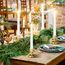 cimetech Flammenlose Kegelkerzen, batteriebetriebenes LED-Kerzenlicht mit ferngesteuerter Zeitschaltuhr und realistische 3D Wick für Abendessen, Kirchen, Tische, Hochzeiten Geburtstagsfeier(4er-Pack)