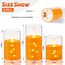 Da by Flammenlose Kerzen, Orange Licht String Kerzen,Batterie Kerzen