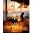Homemory 24 Stück Flammenlose LED-Teelicht kerzen mit Timer, Set von batteriebetriebenen flackernden Teelichtern, Weihnachtsdekoration, （Warmweiß）