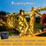 Dekofun Solar Lichterkette Außen,10M 100 LED Efeu Lichterkette mit Speicherfunktion, 8 Modi Wasserdicht Efeu Künstlich Girlande für Garten Balkon Zaun Aesthetic Party Wand Frühling Outdoor Deko