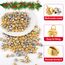 Hoiny 200 Stück Glöckchen, Glöckchen zum Basteln, Kleine Glöckchen, Rostschutz Mini Glöckchen, Deko Glöckchen für Schmuck Basteln, Weihnacht Fest Dekoration, Katzenspielzeug -10mm