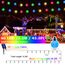 Goffii Lichterkette Außen Solar Wetterfest, 60 LED 3M + 10,2M 8 Modi IP65 Bunt Solarlichterkette aussen Wetterfest Solar Lampions für Balkon Deko Terrassen Garten Bäume Weihnachten Festival Party
