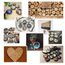Holzscheiben 20 Stücke 7-8cm Baumscheiben mit Rinde Holz Log Scheiben Unvollendete Holzkreise ohne Loch für DIY Holz-Scheiben Hochzeit Mittelstücke Weihnachten Dekoration Kreise Basteln
