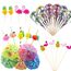 OMIGA 150 Stück Cocktail Deko Schirmchen Feuerwerk Palmen Ananas Flamingo Cocktail Picks Strohfarben Mischen EIS Spieße Deko für Cocktail Sommer Party Drink Dekoratione (Gemischte Farben)