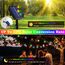 Lichterkette Außen Solar Wetterfest, 30 LED 3M + 5,1M 8 Modi IP65 Bunt Outdoor Solarlichterkette Aussen Wetterfest Solar Lampions für Balkon Terrassen Garten Bäume Weihnachten Partys Dekorationen