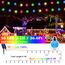 Lichterkette Außen Solar Wetterfest, 30 LED 3M + 5,1M 8 Modi IP65 Bunt Outdoor Solarlichterkette Aussen Wetterfest Solar Lampions für Balkon Terrassen Garten Bäume Weihnachten Partys Dekorationen