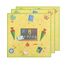 40 pcs servietten einschulung,Gelbe tischdeko einschulung junge mädchen,33 x 33cm deko schulanfang jungen mädchen servietten für Schulanfangsfeie